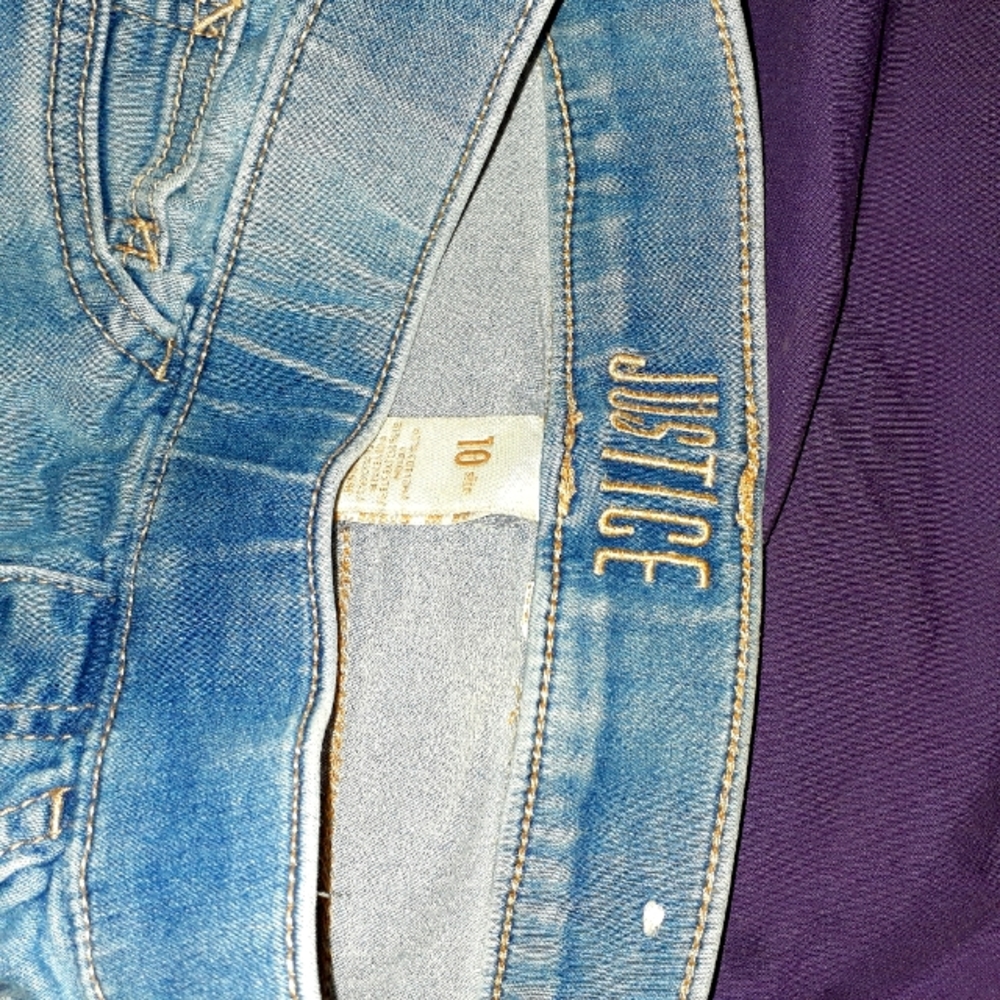 10 slim Girls Justice Jeggings